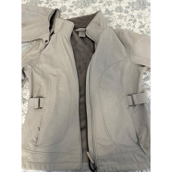 Free Country Faux Fur Lined Jacket Women's, Size Large Gray Faux Fur lining - Picture 5 of 12